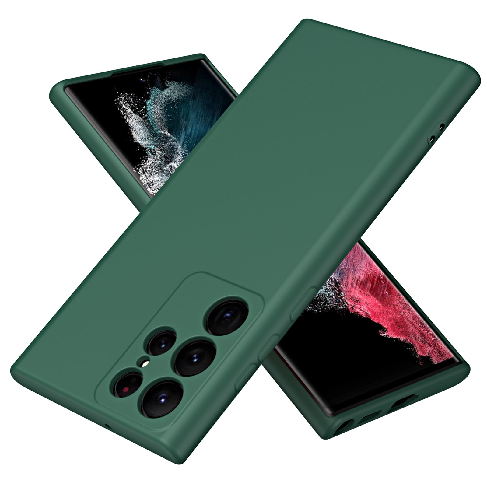 For Samsung Galaxy S23 Ultra Rubberized Soft TPU Cover Fiber Lining Cushion Protection 2.2mm Thickness Phone Case For Samsung Galaxy S23 Ultra Rubberized Soft TPU Cover Fiber Lining Cushion Protection 2.2mm Thickness Phone Case